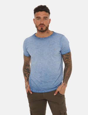 Abbigliamento uomo scontato - T-shirt Fifty Four azzurra