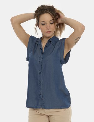Fifty Four outlet - Camicia Fifty Four blu denim