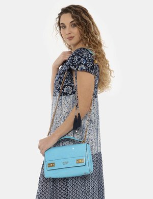 Accessorio moda Donna scontato - Borsa Guess a tracolla azzurra