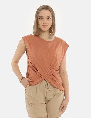 Imperfect donna outlet - T-shirt Imperfect bronzo
