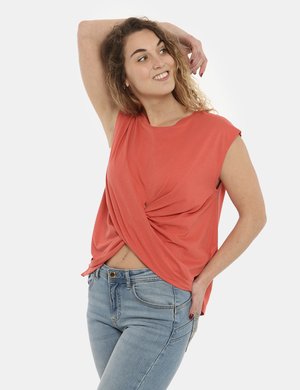 Abbigliamento donna scontato - T-shirt Imperfect rosso
