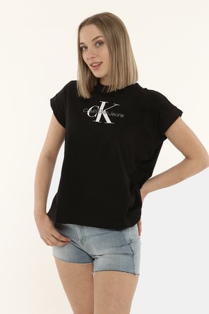 T-shirt Calvin Klein nera