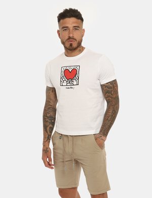 Abbigliamento uomo scontato - T-shirt  Antony Morato bianca con stampa