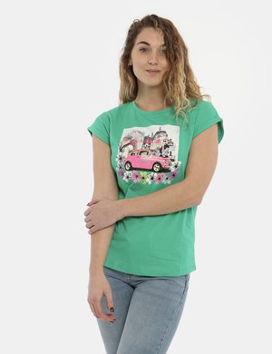 yes zee abbigliamento - Yes Zee outlet shop online  - T-shirt Yes Zee verde