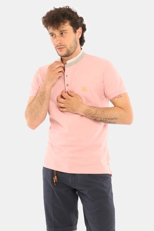 Abbigliamento uomo scontato - T-shirt Yes Zee rosa