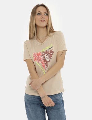  T-shirt Guess da donna scontata - T-shirt Guess rosa