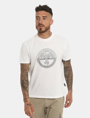 Napapijri uomo outlet - T-shirt Napapijri bianco