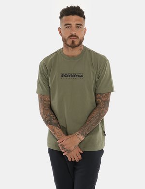 Napapijri uomo outlet - T-shirt Napapijri verde