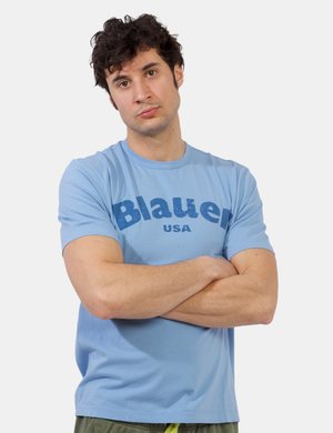 T-shirt uomo scontata - T-shirt Blauer Azzurro