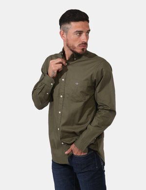 Abbigliamento uomo scontato - Camicia Gant Verde