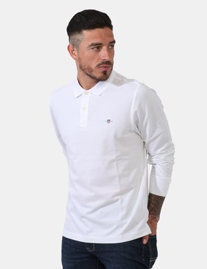 camicie da uomo di Gant - Polo Gant Bianco
