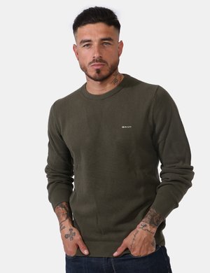 Outlet maglione uomo scontato - Maglione Gant Verde