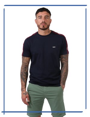 Abbigliamento uomo scontato - T-shirt Gant Blu
