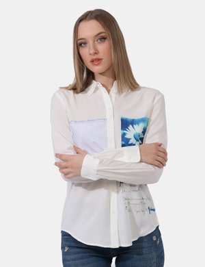 Camicia donna elegante scontata - Camicia Desigual Bianco
