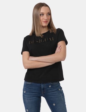 Abbigliamento donna scontato - T-shirt Desigual Nero