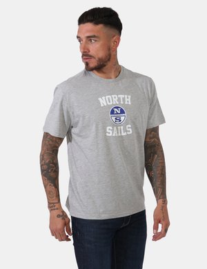 Abbigliamento uomo scontato - T-shirt North Sails Grigio