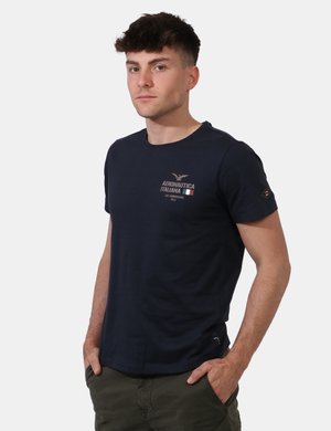 T-shirt uomo scontata - T-shirt Aeronautica Italiana Blu
