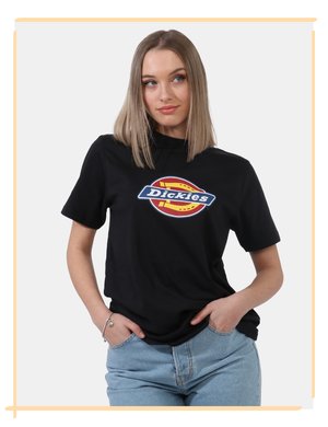 Abbigliamento donna scontato - T-shirt Dickies Nero