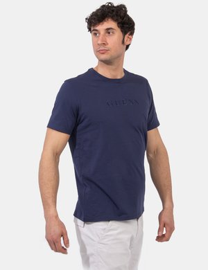 T-shirt uomo scontata - T-shirt Guess Blu