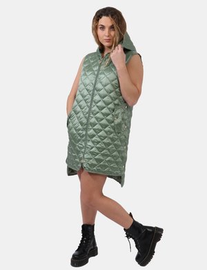 Abbigliamento donna scontato - Piumino Yes Zee Verde