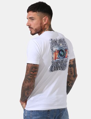 Abbigliamento uomo scontato - T-shirt Yes Zee Bianco