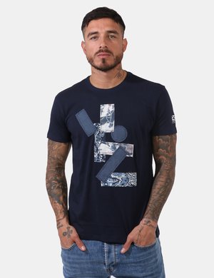 Yes Zee uomo outlet - T-shirt Yes Zee Blu