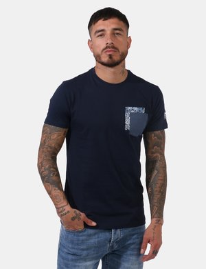Abbigliamento uomo scontato - T-shirt Yes Zee Blu