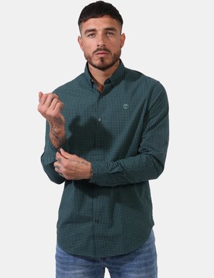 Abbigliamento uomo scontato - Camicia Timberland Verde