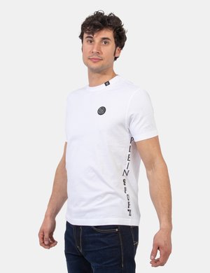 Outlet felpa uomo scontata - T-shirt Plein Sport Bianco