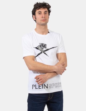 T-shirt uomo scontata - T-shirt Plein Sport Bianco