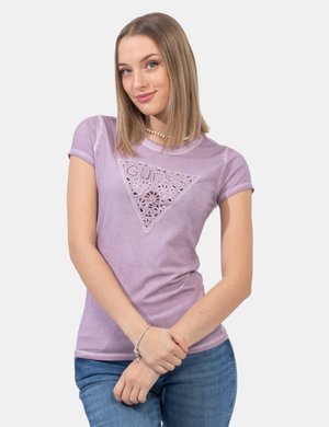 Abbigliamento donna scontato - T-shirt Guess Viola