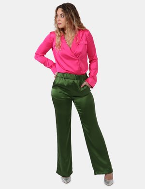 Pantaloni eleganti scontati da donna - Pantaloni Liu-Jo Verde