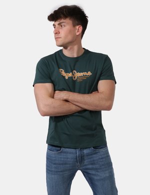 T-shirt uomo scontata - T-shirt Pepe Jeans Verde