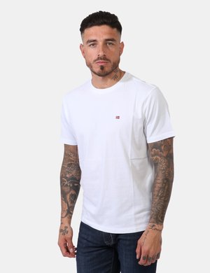 Napapijri uomo outlet - T-shirt Napapijri bianco