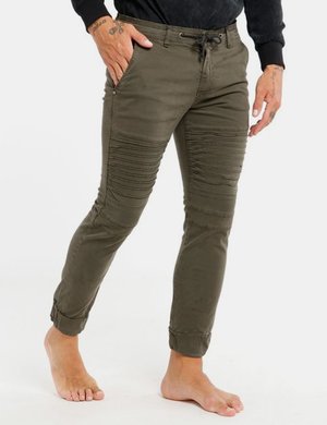 Jeans Berna con coulisse e zip