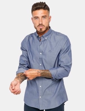 outlet camicie da uomo scontate - Camicia Gant in cotone