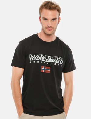 Abbigliamento uomo scontato - T-shirt Napapijri con logo