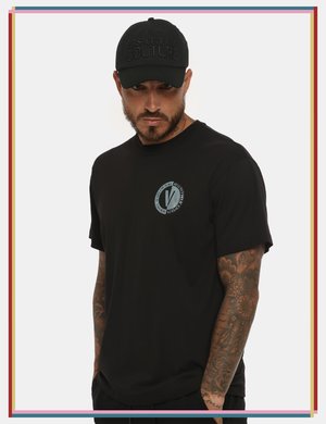 Outlet maglione uomo scontato - T-shirt Versace Jeans Couture nero