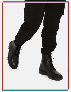 Scarpe uomo scontate - Scarpe Calvin Klein anfibi nero