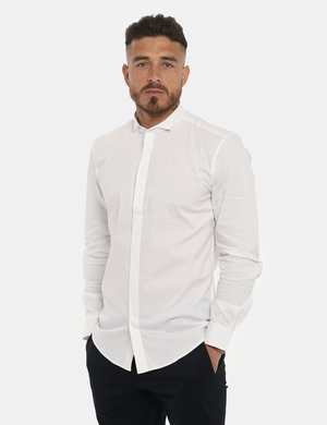 outlet camicia da uomo scontata - Camicia Antony Morato classica bianca