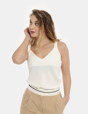 T-shirt da donna scontata - Top Vougue bianco