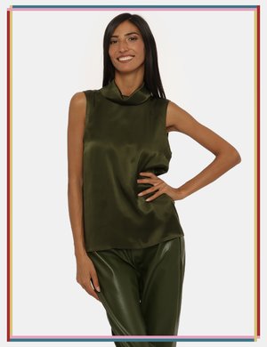 Abbigliamento donna scontato - Top Caractere verde