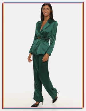 Pantaloni eleganti scontati da donna - Pantaloni Fracomina verde