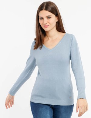 yes zee abbigliamento - Yes Zee outlet shop online  - Maglione Yes Zee scollo a V