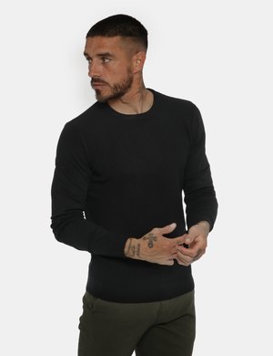 Outlet maglione uomo scontato - Maglione Goha nero