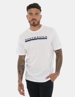 T-shirt uomo scontata - T-shirt North Sails bianco