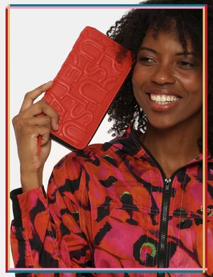 Accessorio moda Donna scontato - Portafoglio Desigual rosso