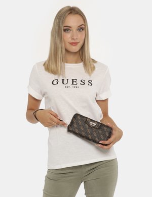 Outlet borse donna Guess scontate - Portafoglio Guess marrone