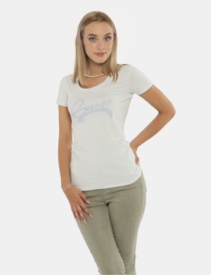 Abbigliamento donna scontato - T-shirt Guess azzurro