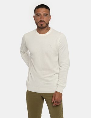 Outlet maglione uomo scontato - Maglione Gant bianco